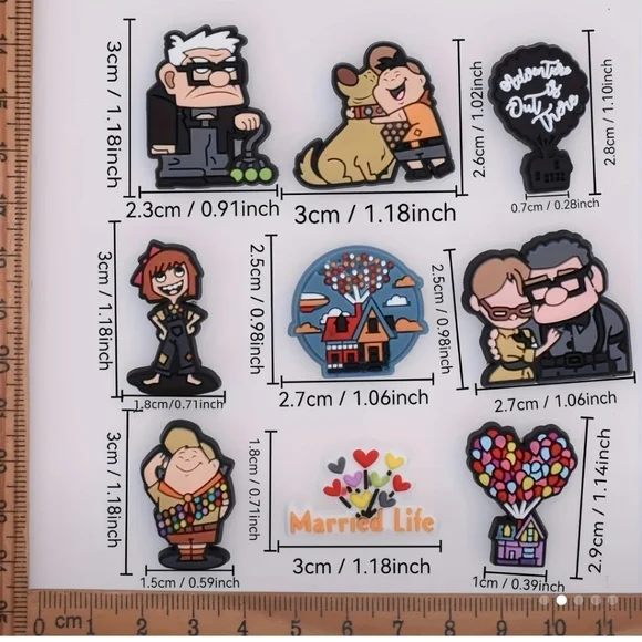 Disney Red and Orange Party Favors with Whimsical Charm - Picture 2 of 2